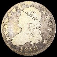 1818 Capped Bust Quarter NICELY CIRCULATED