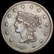 1839 Braided Hair Large Cent UNCIRCULATED