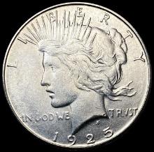 1925-S Silver Peace Dollar CLOSELY UNCIRCULATED