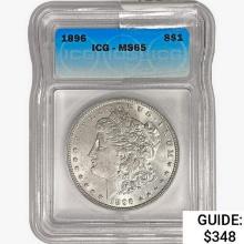 1896 Morgan Silver Dollar ICG MS65