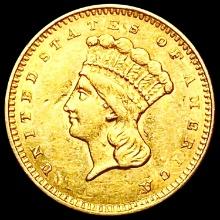 1857 Rare Gold Dollar CLOSELY UNCIRCULATED