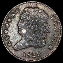 1825 Classic Head Half Cent NICELY CIRCULATED