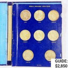 1921-1935 Peace Silver Dollar Book (23 Coins)