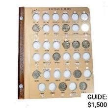 1913-1938 Buffalo Coin Book (23 Coins)