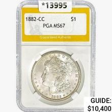 1882-CC Morgan Silver Dollar PGA MS67