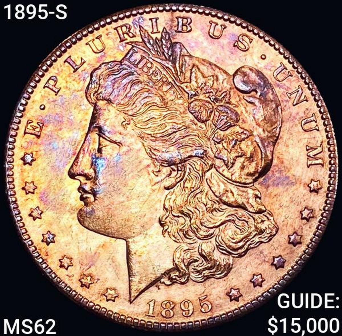 1895-S Morgan Silver Dollar UNCIRCULATED