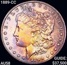 1889-CC Morgan Silver Dollar CHOICE AU