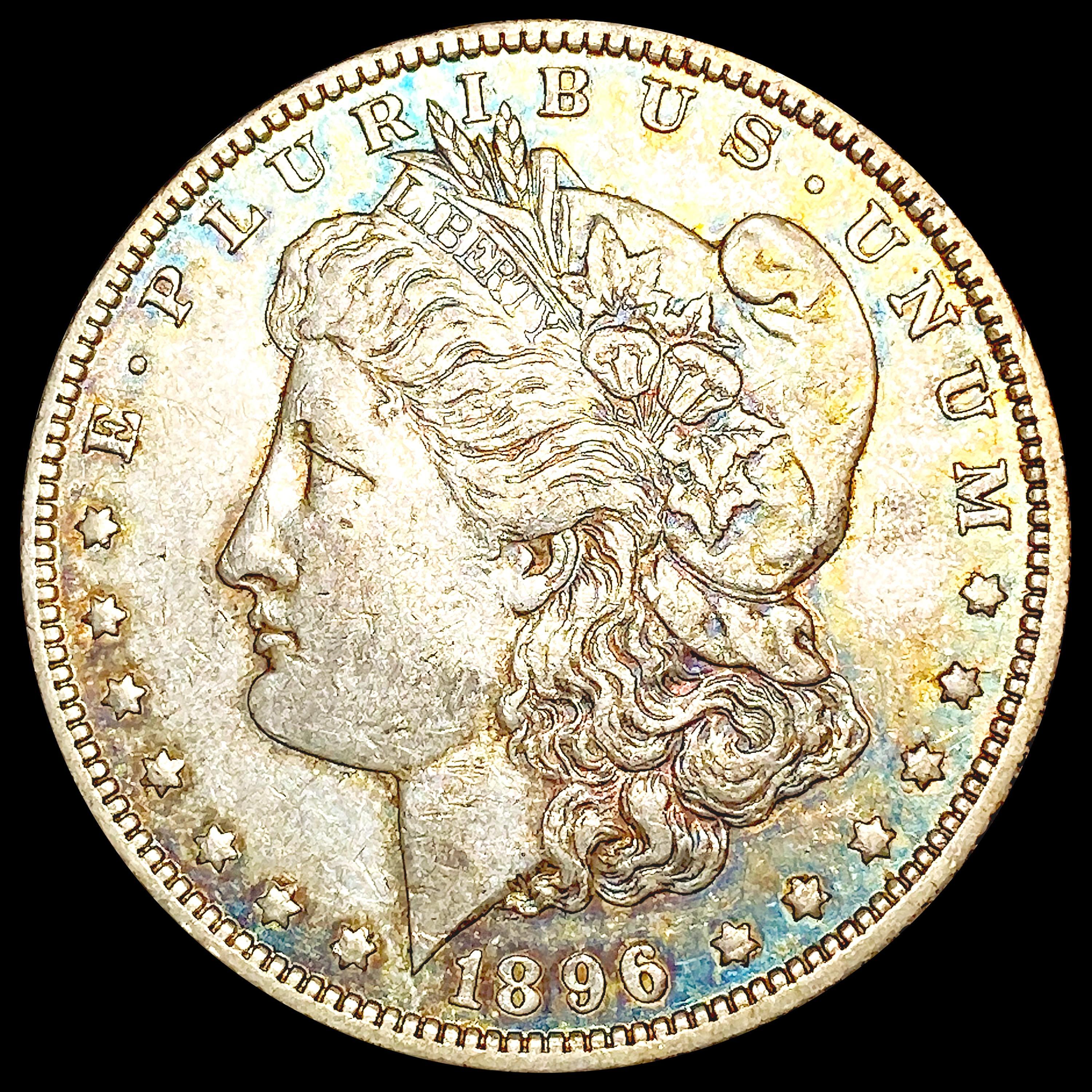 1896-O Morgan Silver Dollar NEARLY UNCIRCULATED