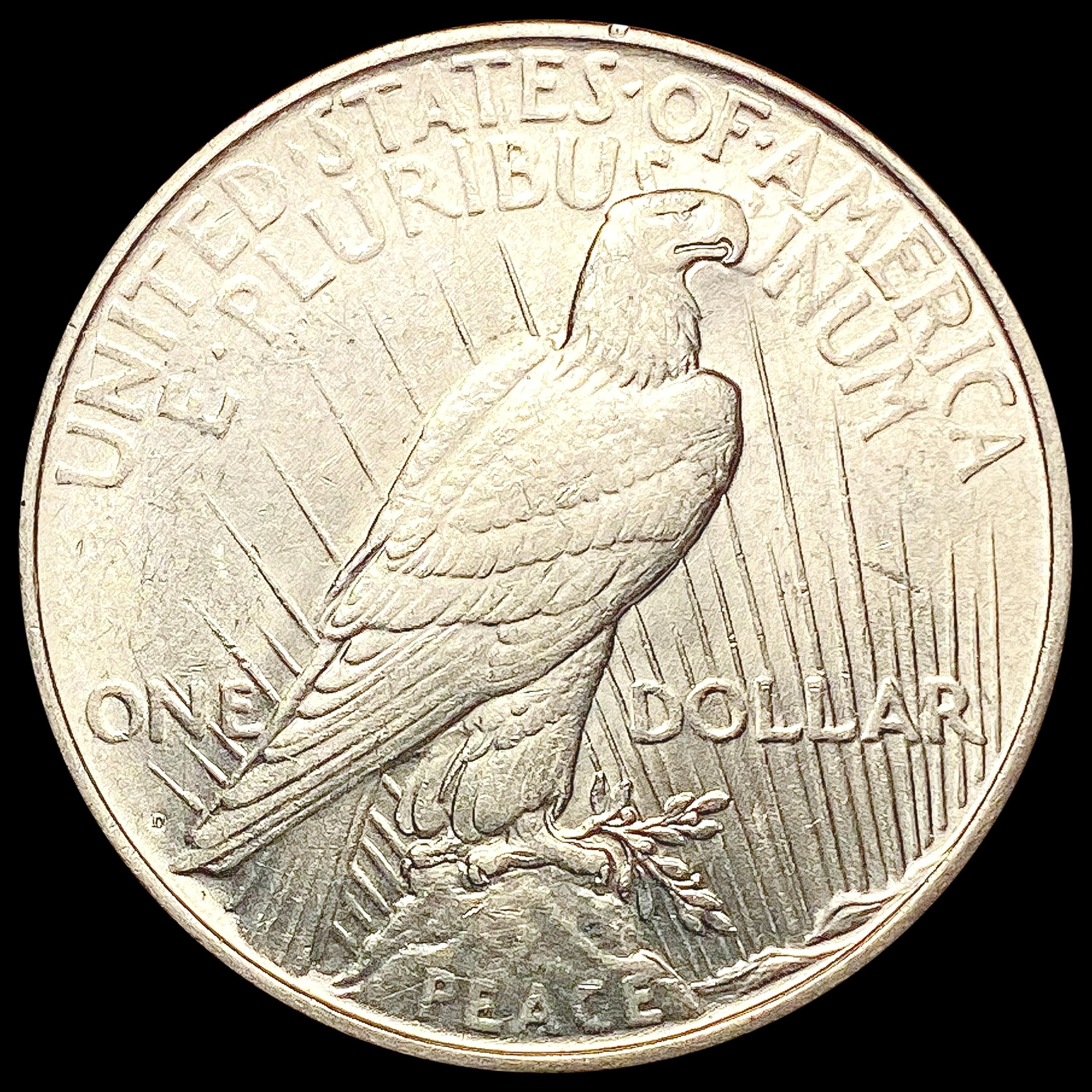 1927-D Silver Peace Dollar CHOICE AU