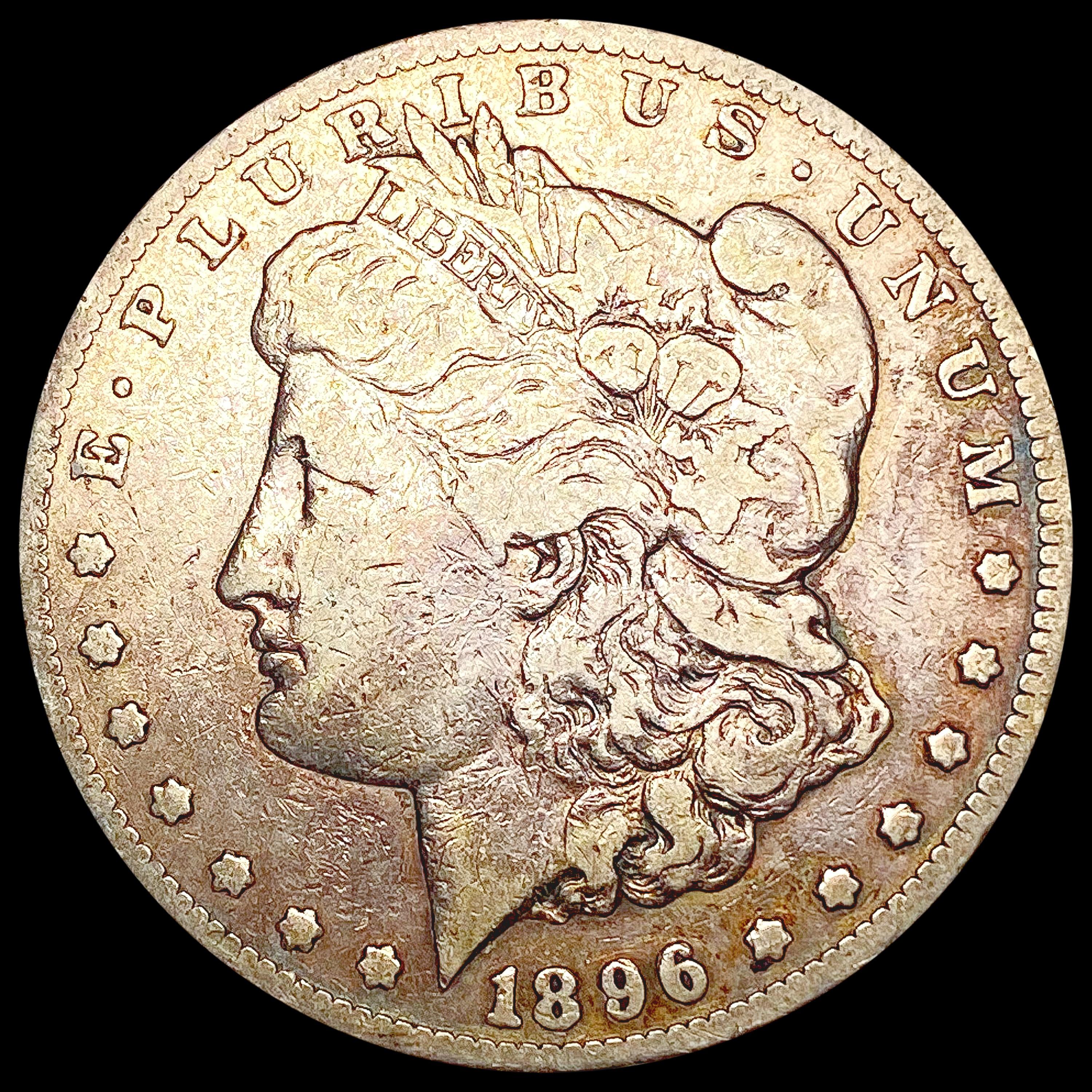 1896-S Morgan Silver Dollar LIGHTLY CIRCULATED