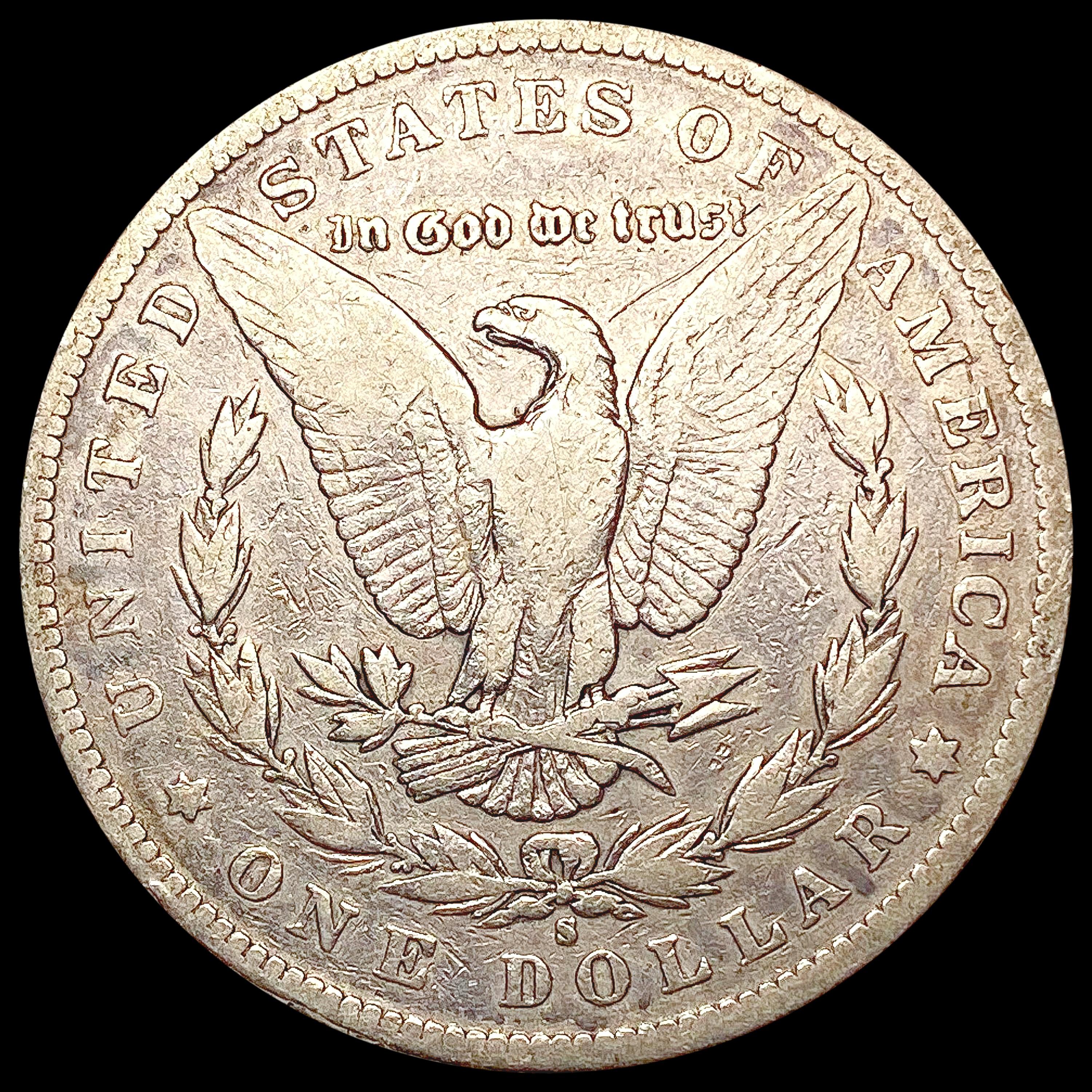 1896-S Morgan Silver Dollar LIGHTLY CIRCULATED