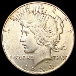 1934-D Silver Peace Dollar CLOSELY UNCIRCULATED