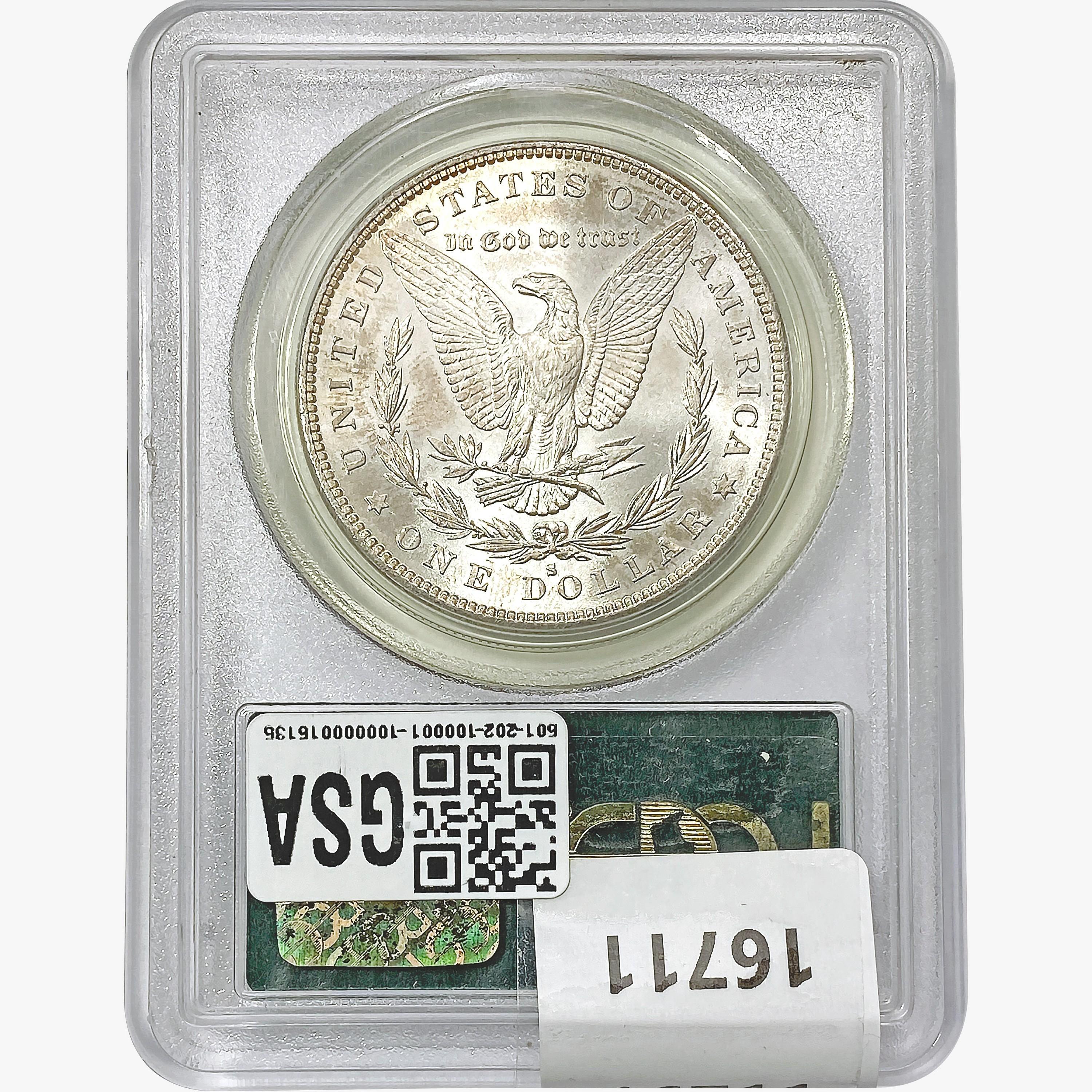 1882-S Morgan Silver Dollar PCGS MS66