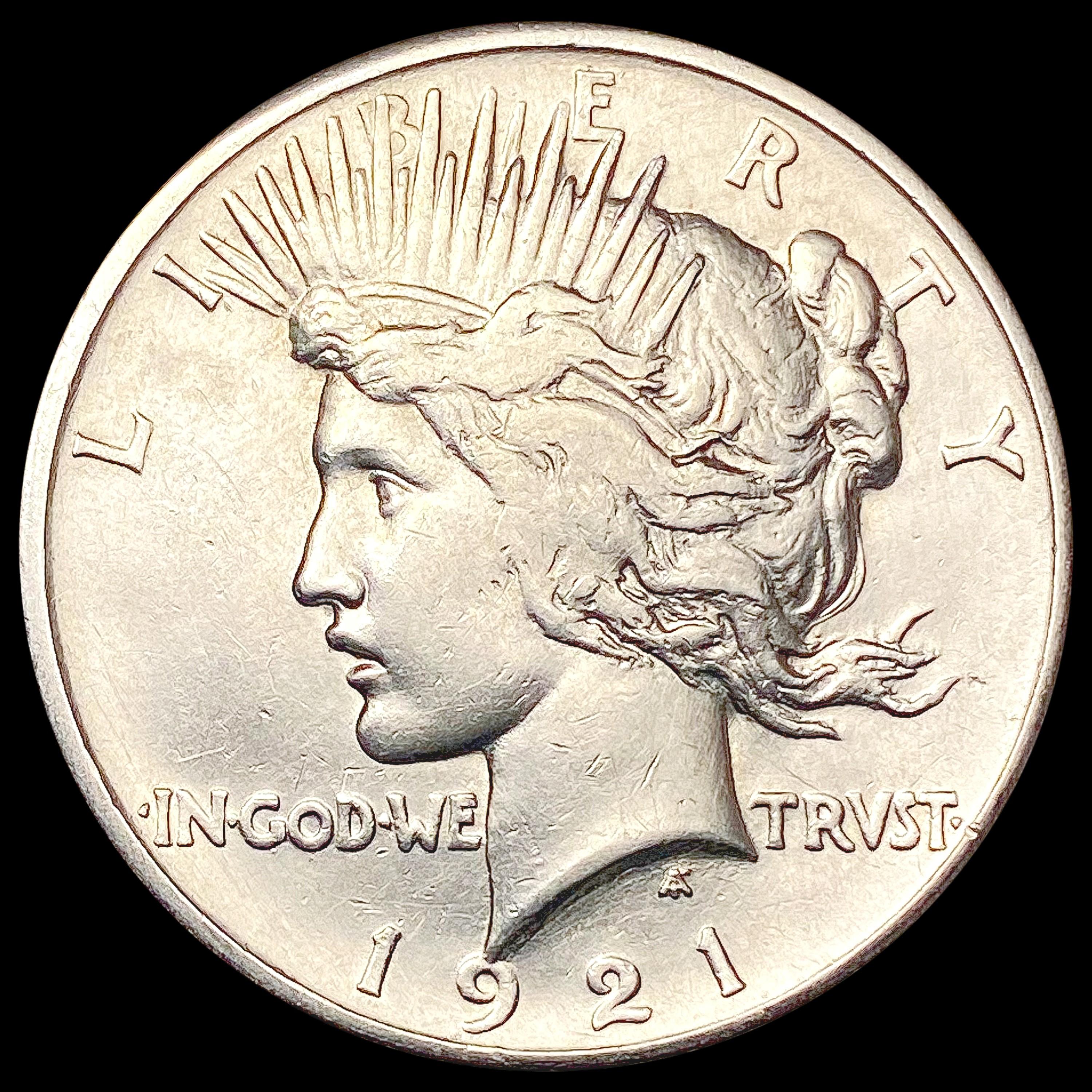 1921 Silver Peace Dollar CLOSELY UNCIRCULATED