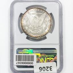 1884-CC Morgan Silver Dollar NGC MS66
