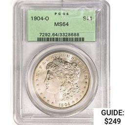 1904-O Morgan Silver Dollar PCGS MS64