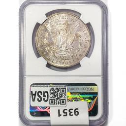 1879-S Morgan Silver Dollar NGC MS62 Rev 78