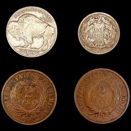 [4] Varied US Coinage [[2] 1867, 1873, 1931-S] LIG