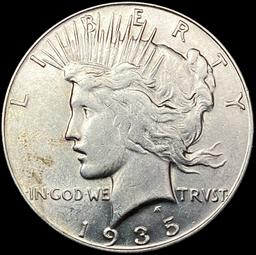 1935-S Silver Peace Dollar CLOSELY UNCIRCULATED