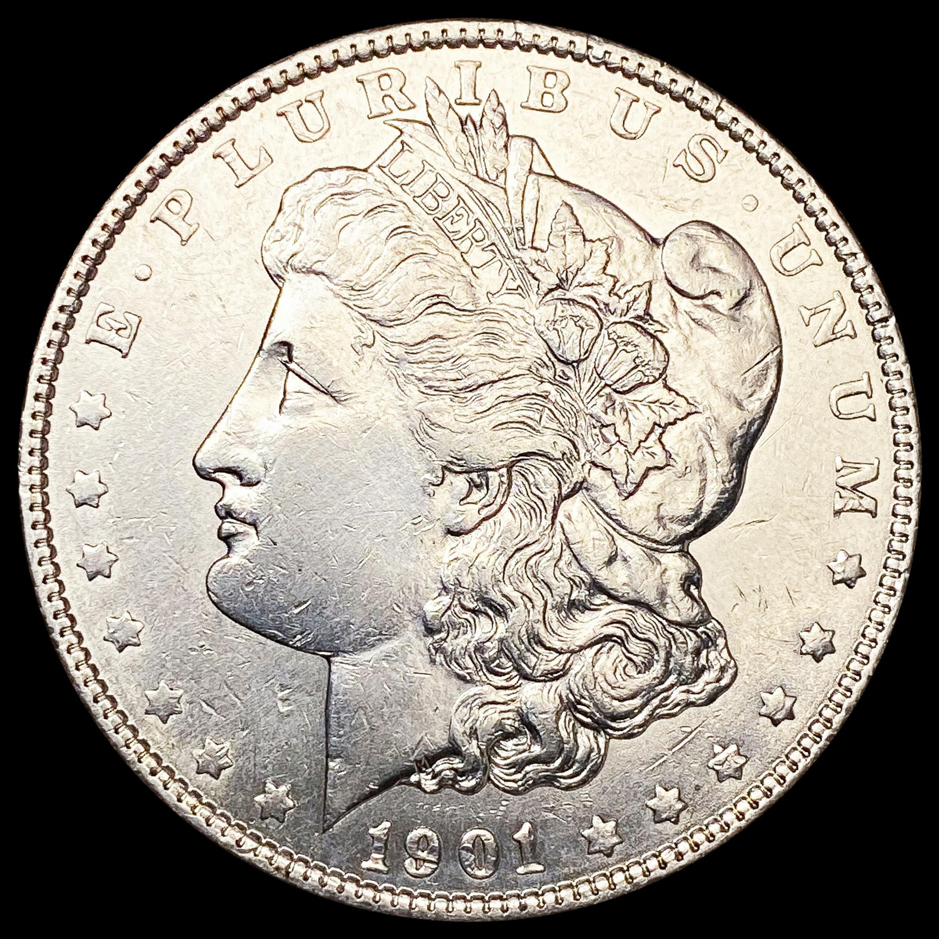 1901 Morgan Silver Dollar CLOSELY UNCIRCULATED