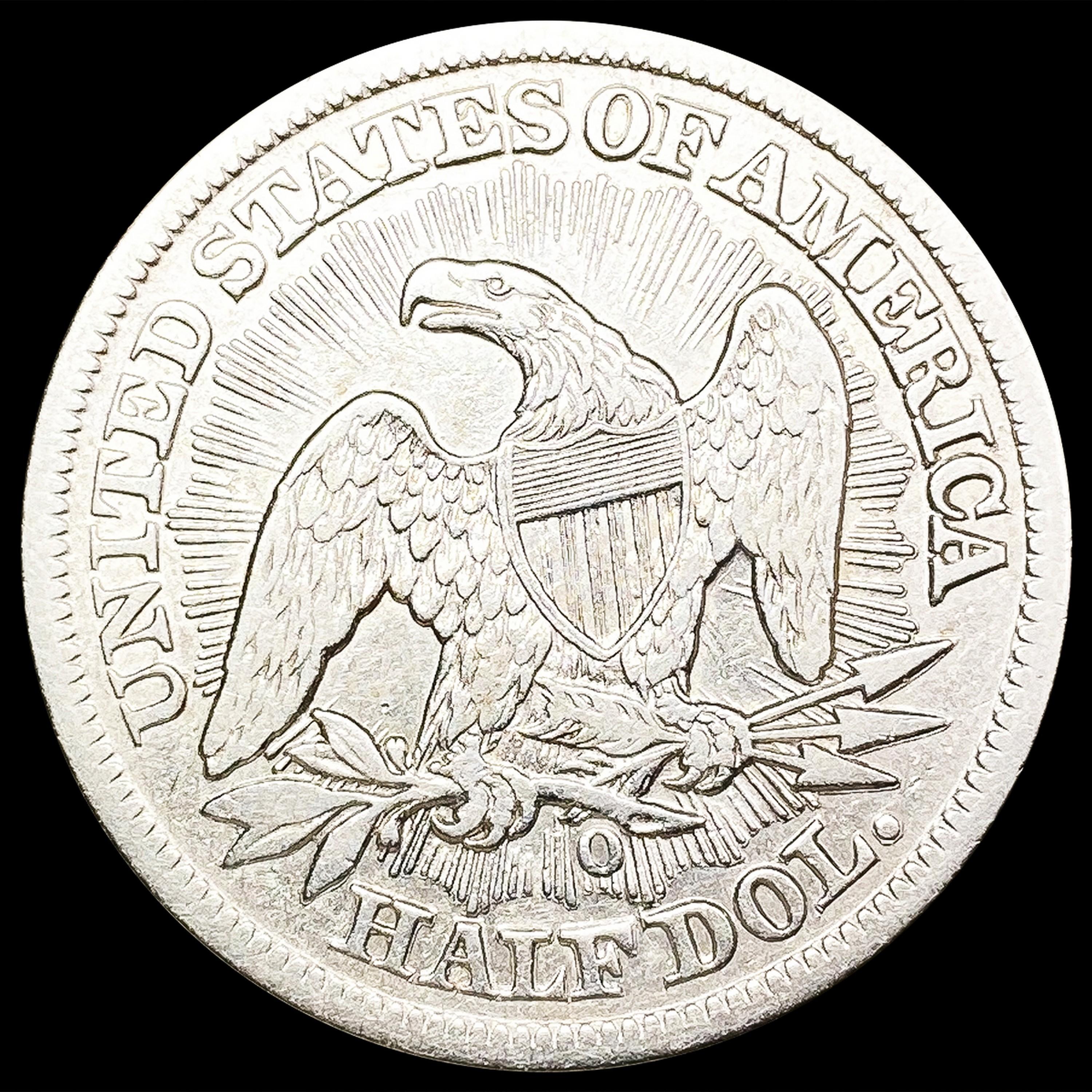 1853-O Seated Liberty Half Dollar CLOSELY UNCIRCUL