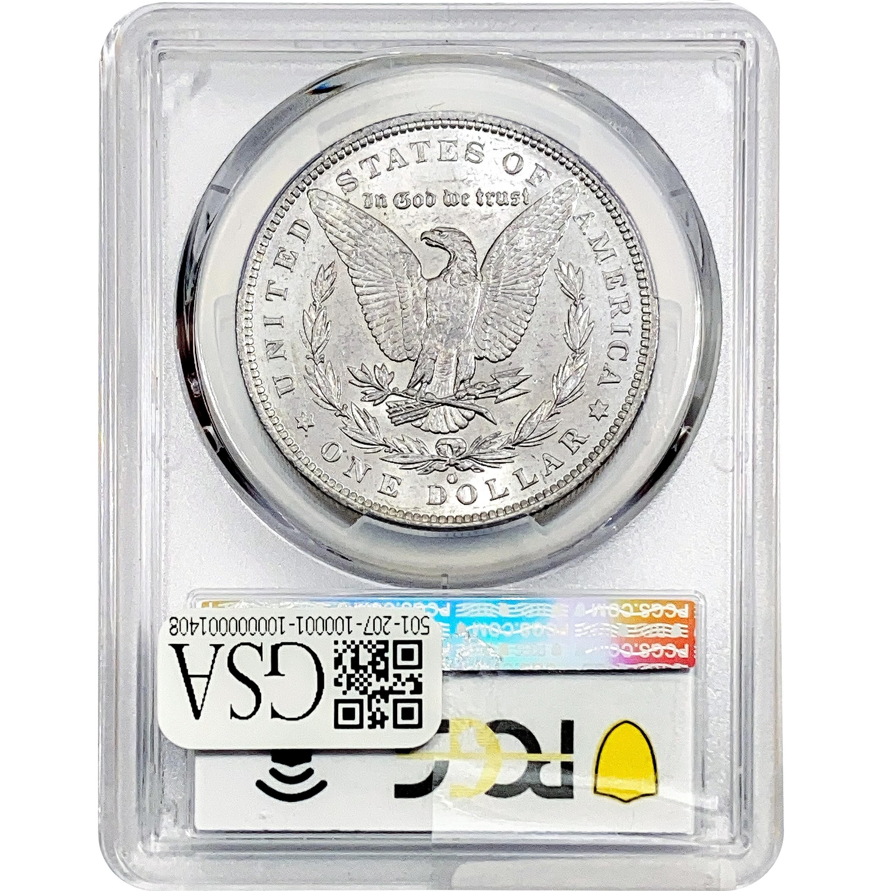 1889-O Morgan Silver Dollar PCGS MS63