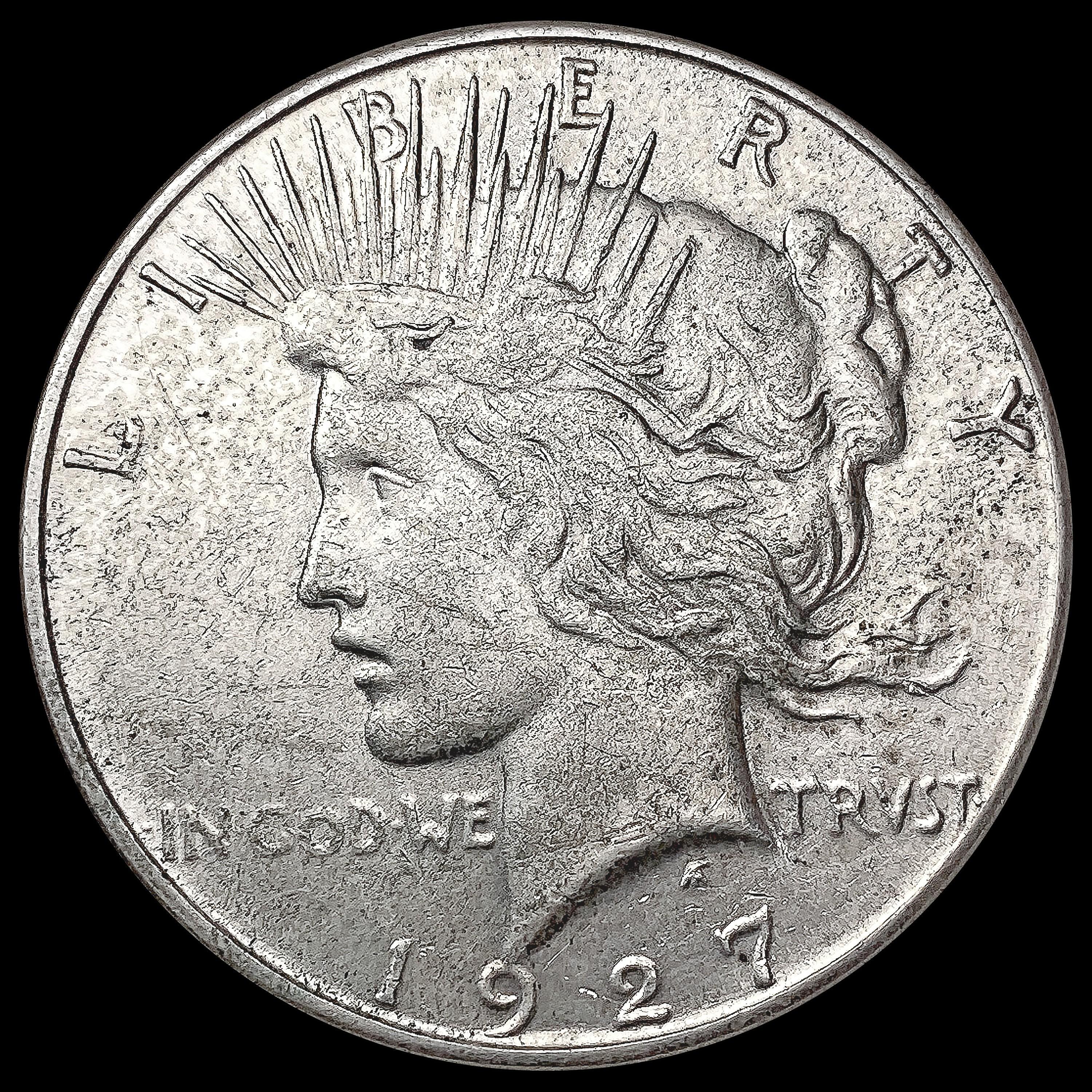 1927-S Silver Peace Dollar CLOSELY UNCIRCULATED