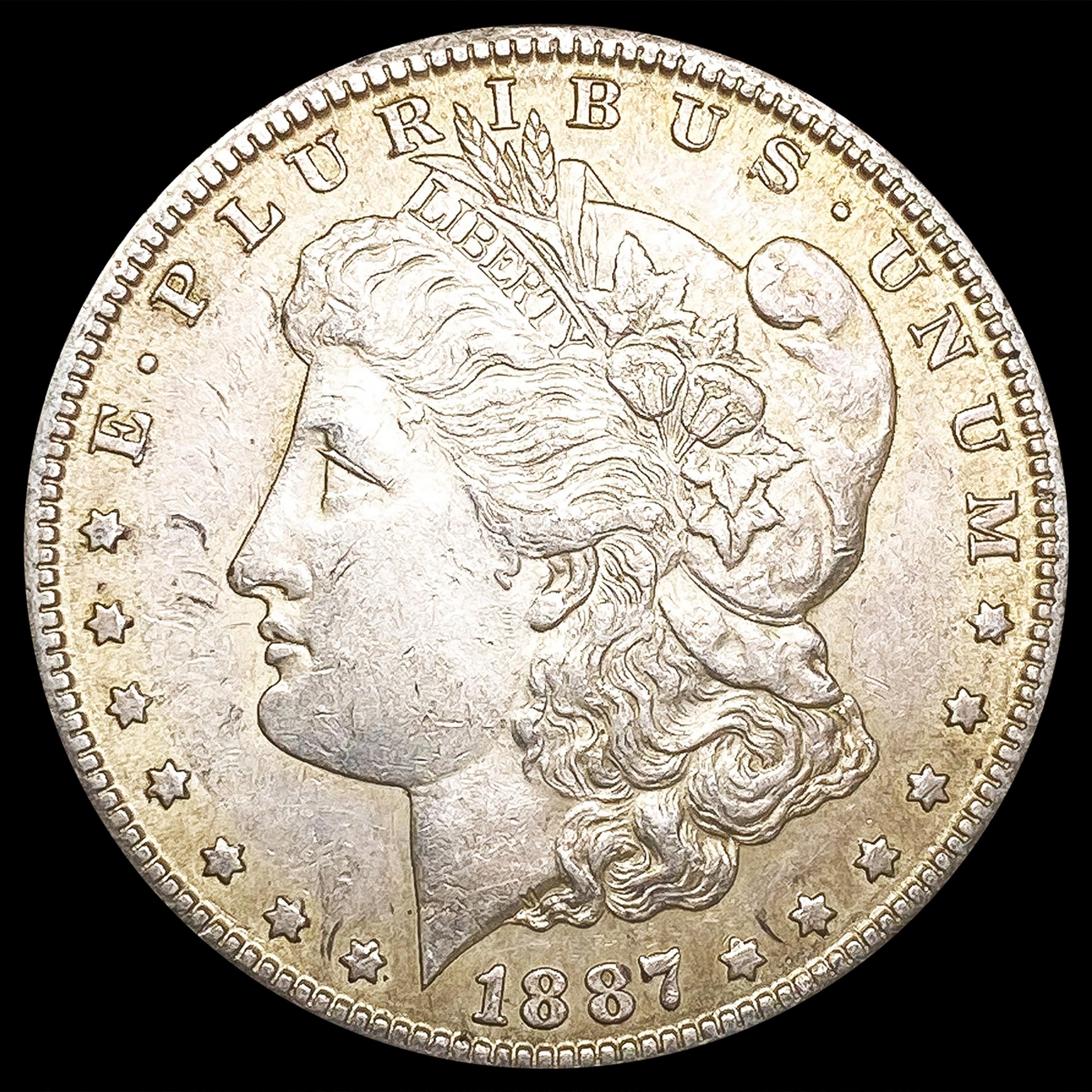 1887-S Morgan Silver Dollar CLOSELY UNCIRCULATED