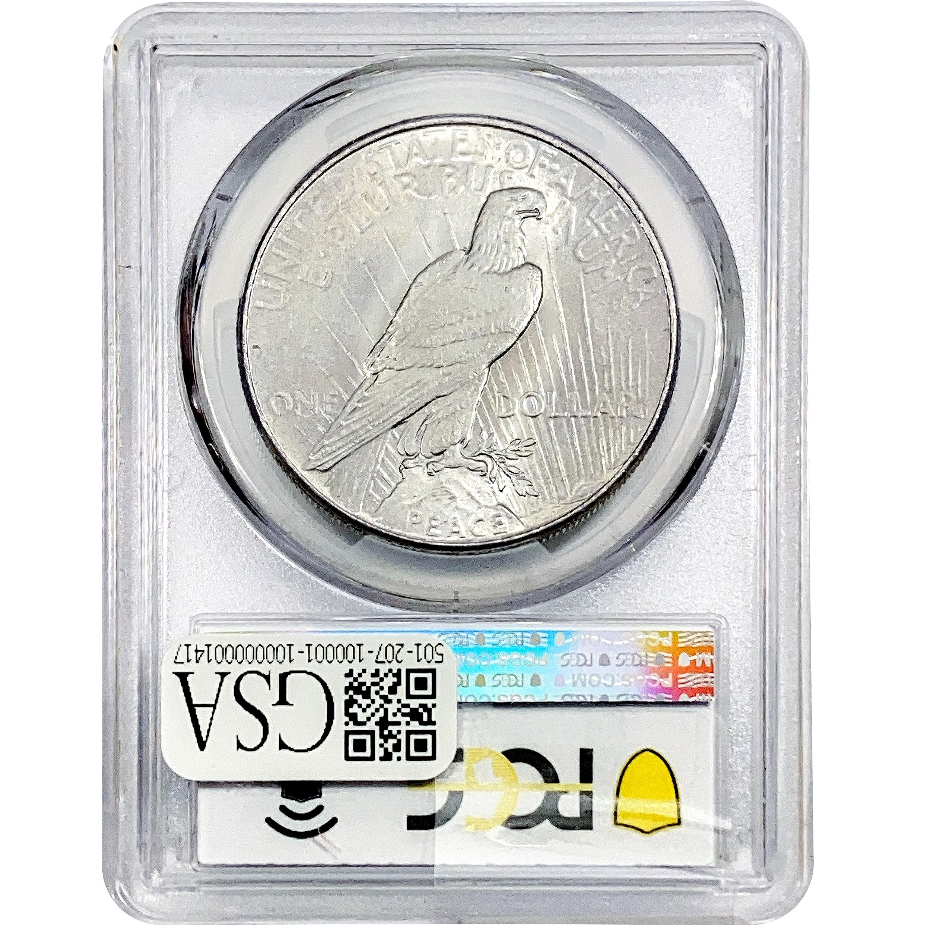 1934 Silver Peace Dollar PCGS MS64
