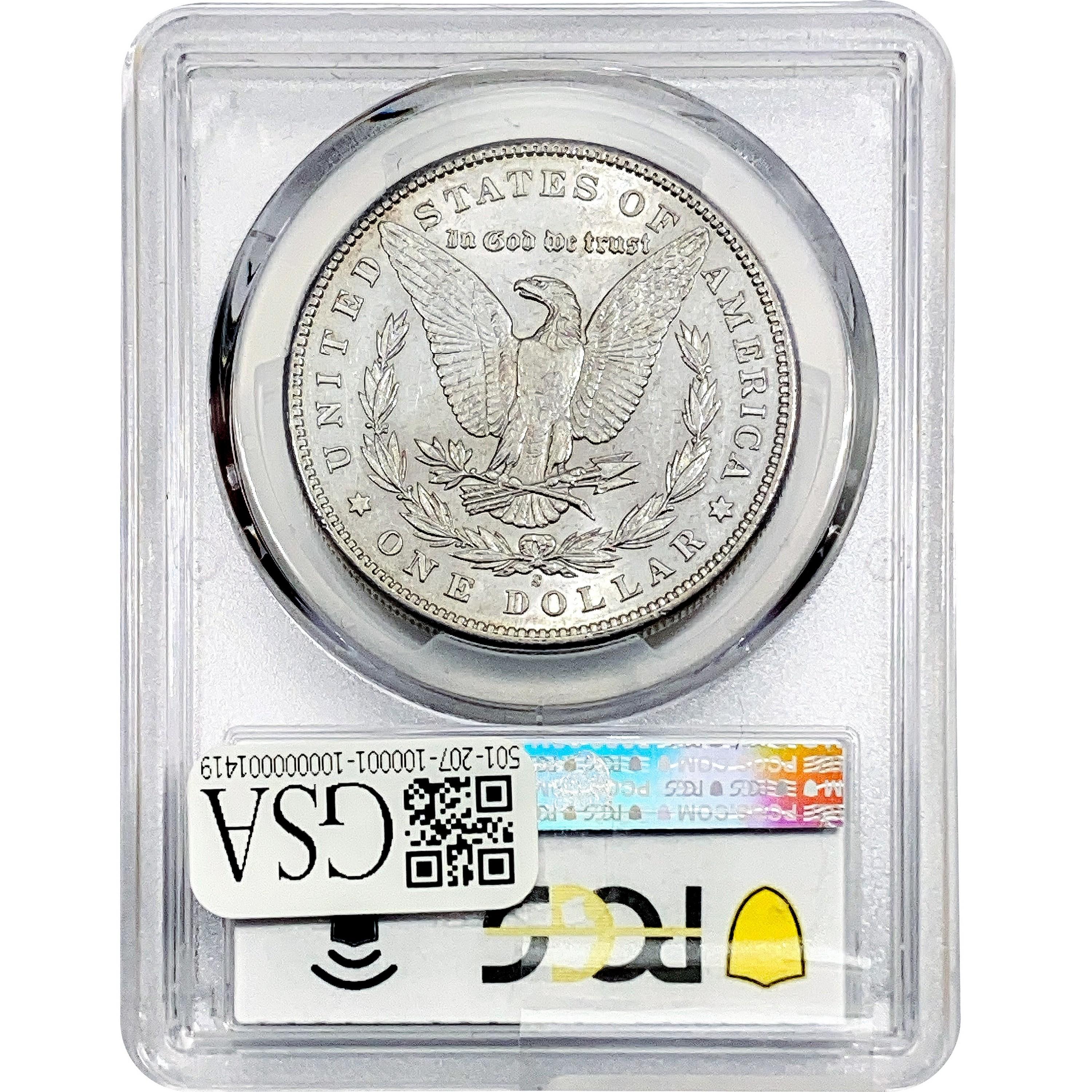 1899-S Morgan Silver Dollar PCGS AU53