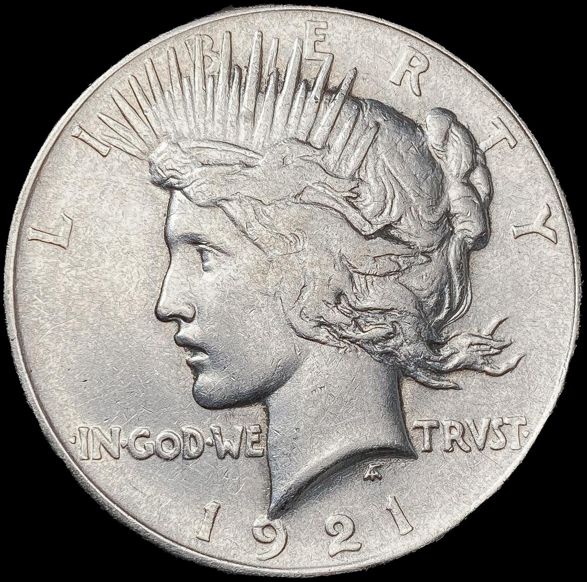 1921 Silver Peace Dollar LIGHTLY CIRCULATED