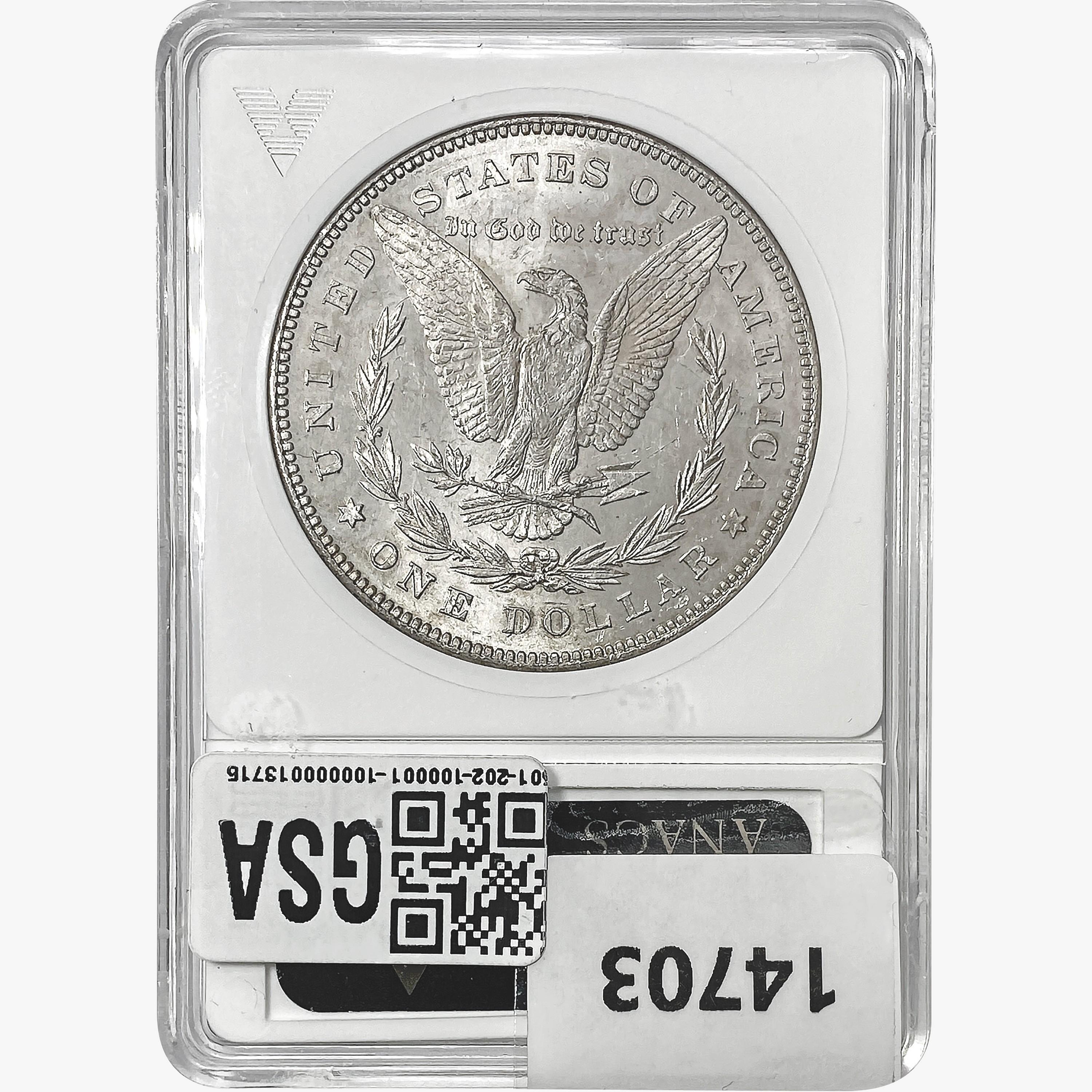 1878 7/8TF Morgan Silver Dollar ANACS MS64 VAM-41A