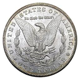 1884-CC Morgan Silver Dollar   UNC