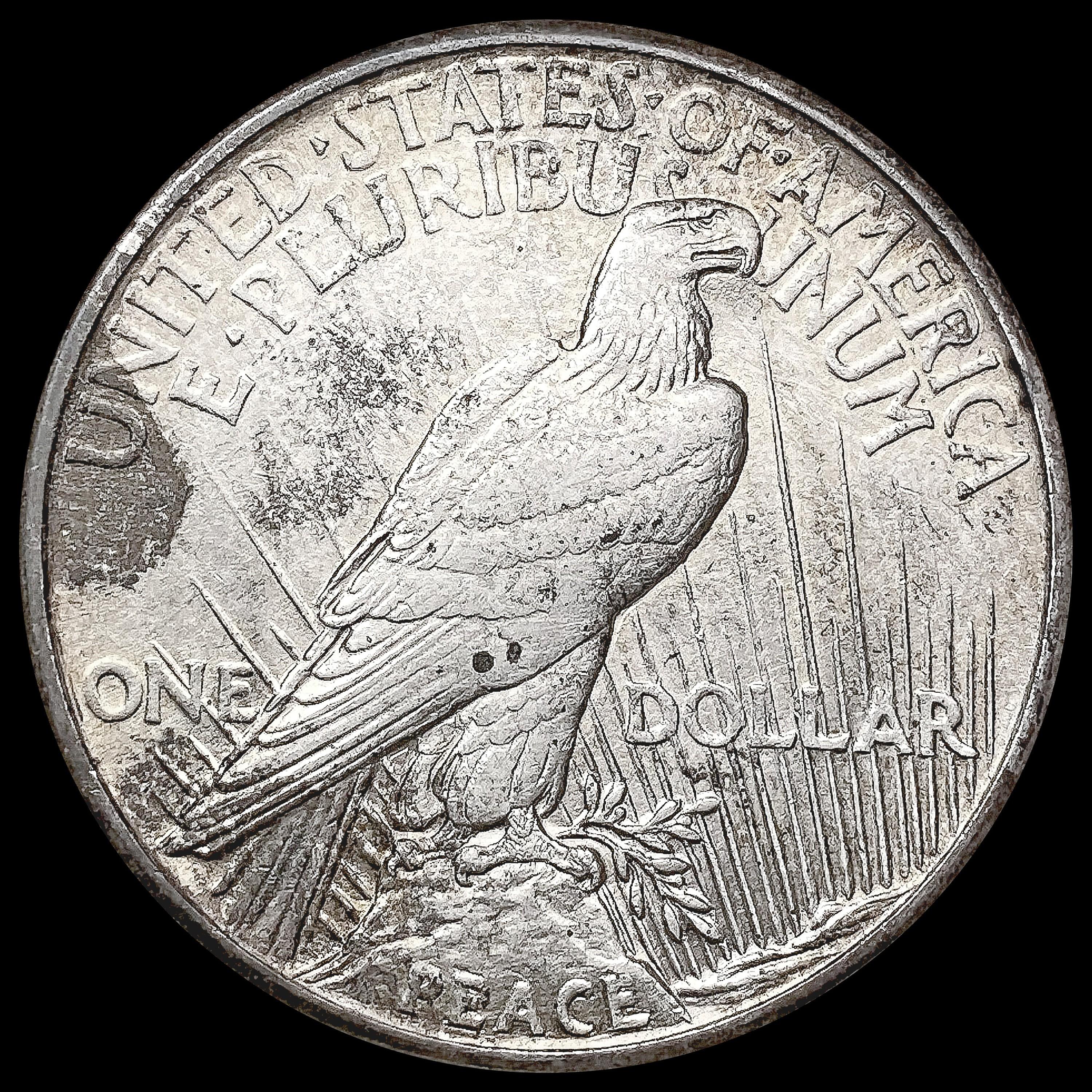 1921 Silver Peace Dollar CLOSELY UNCIRCULATED