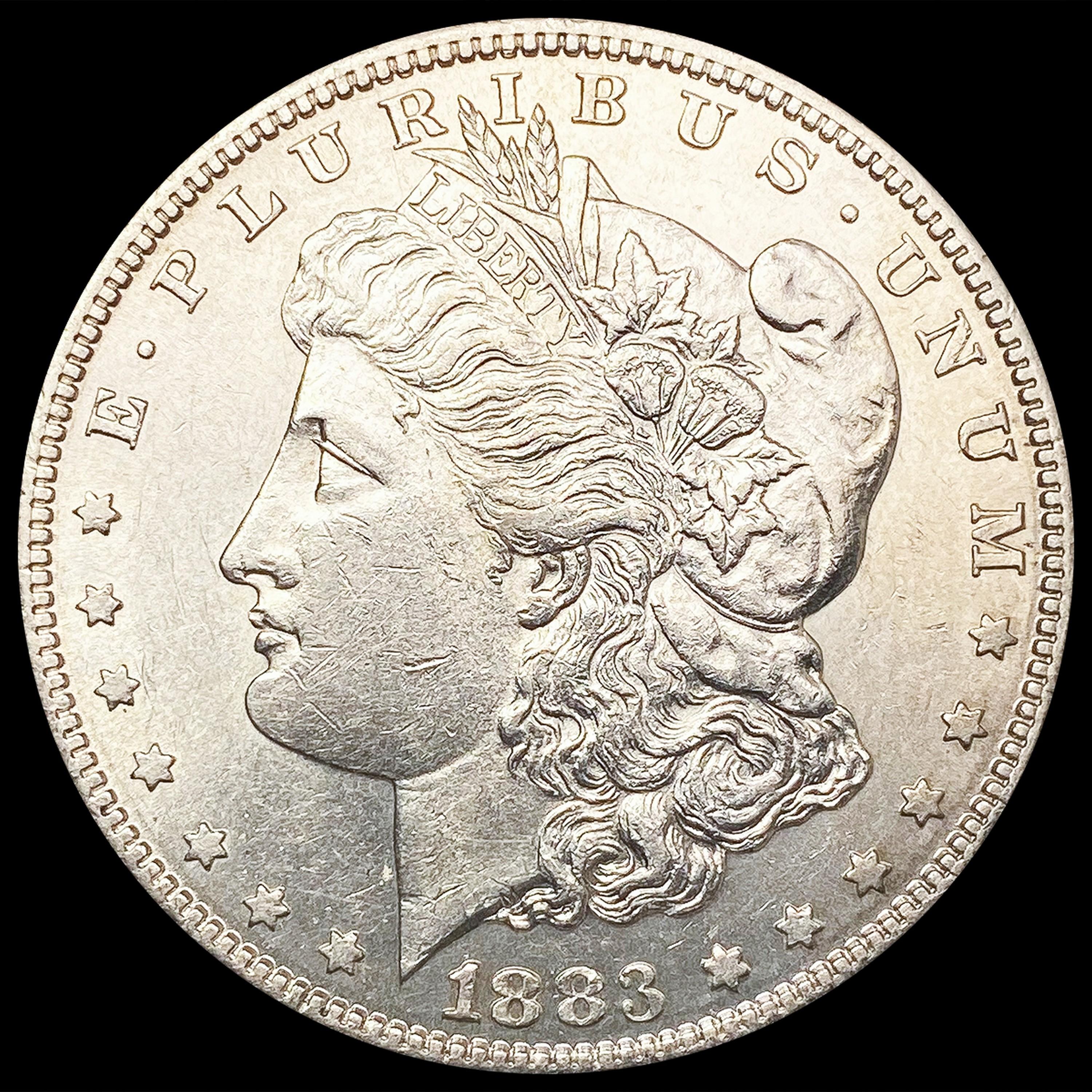 1883-S Morgan Silver Dollar CHOICE AU