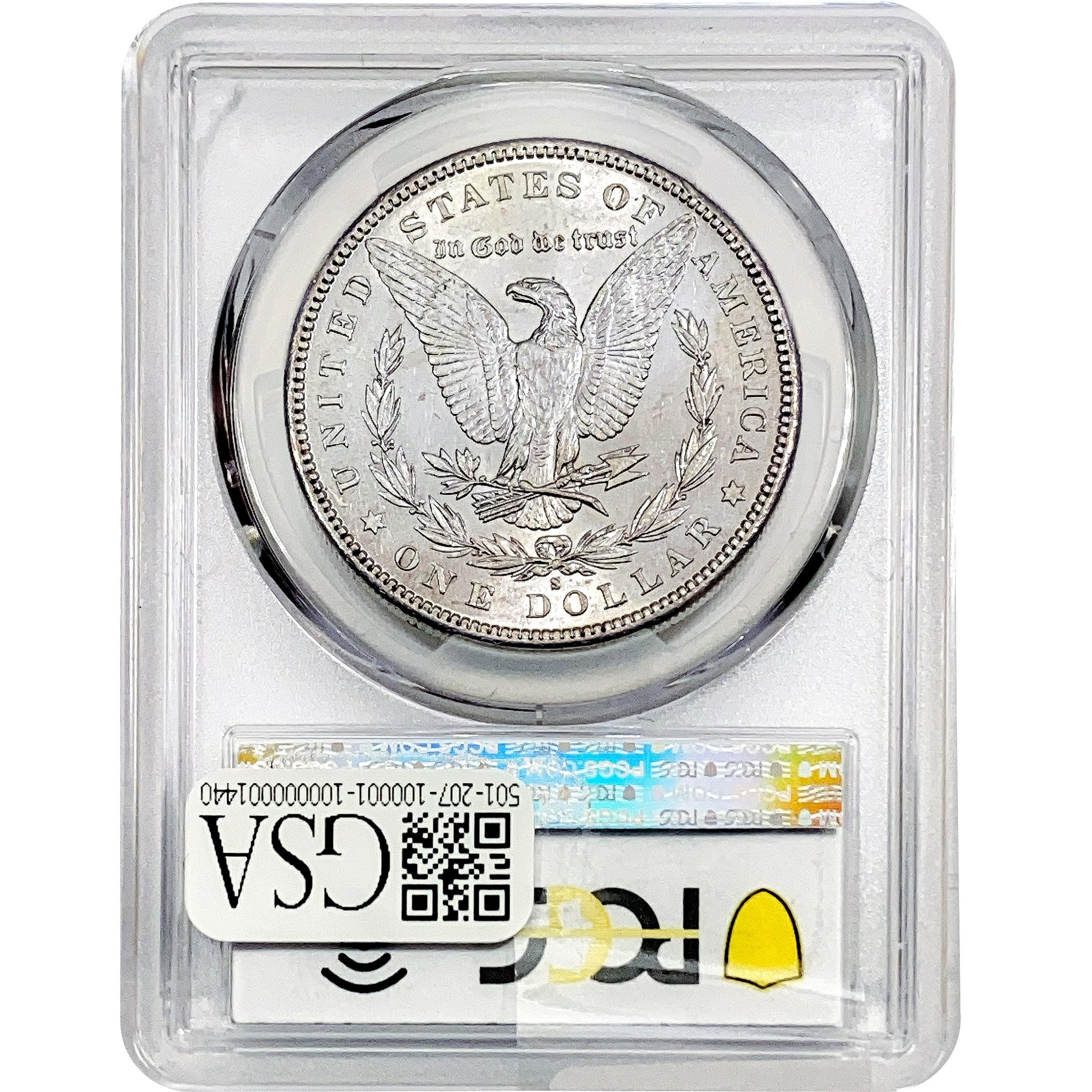 1885-S Morgan Silver Dollar PCGS AU58