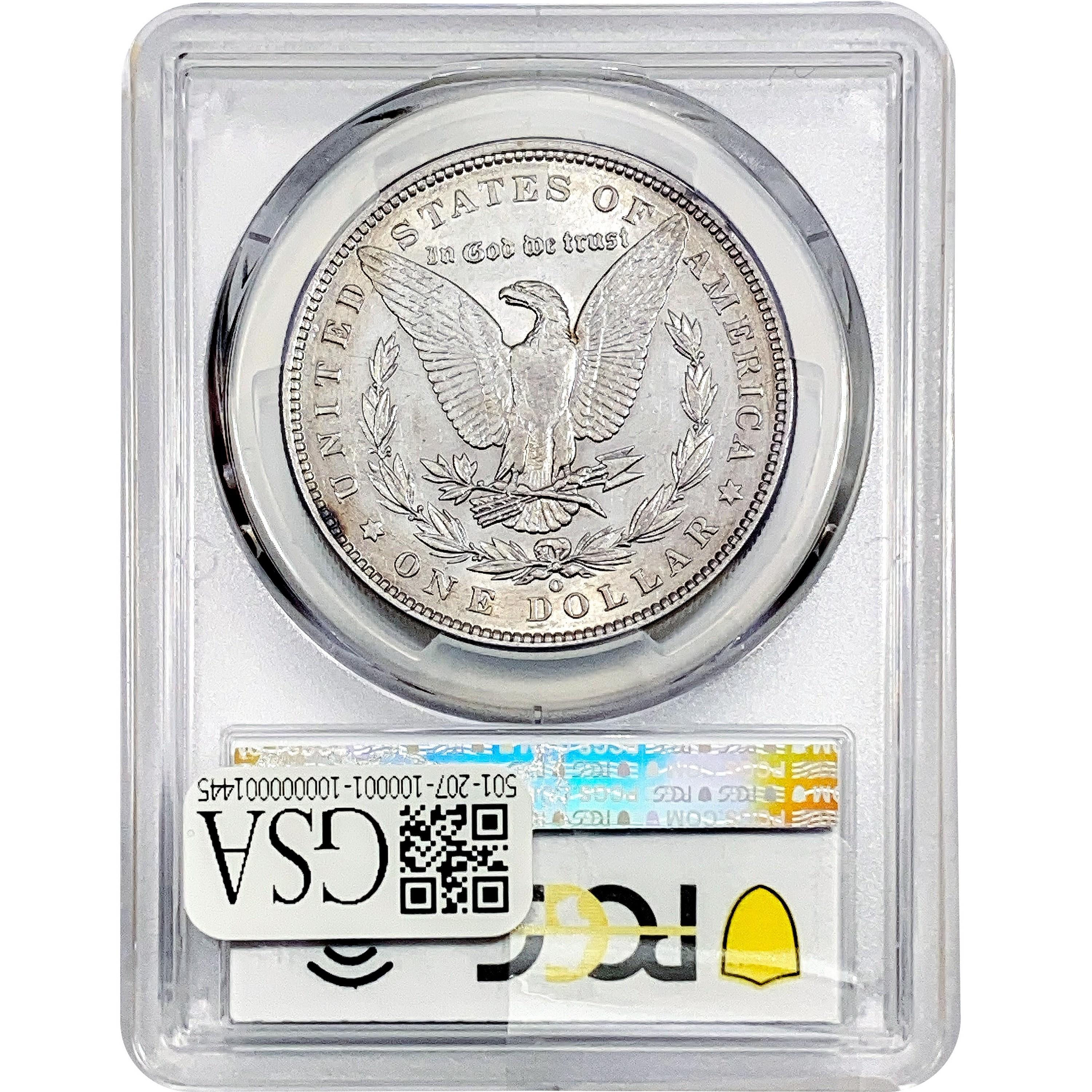 1889-O Morgan Silver Dollar PCGS AU55