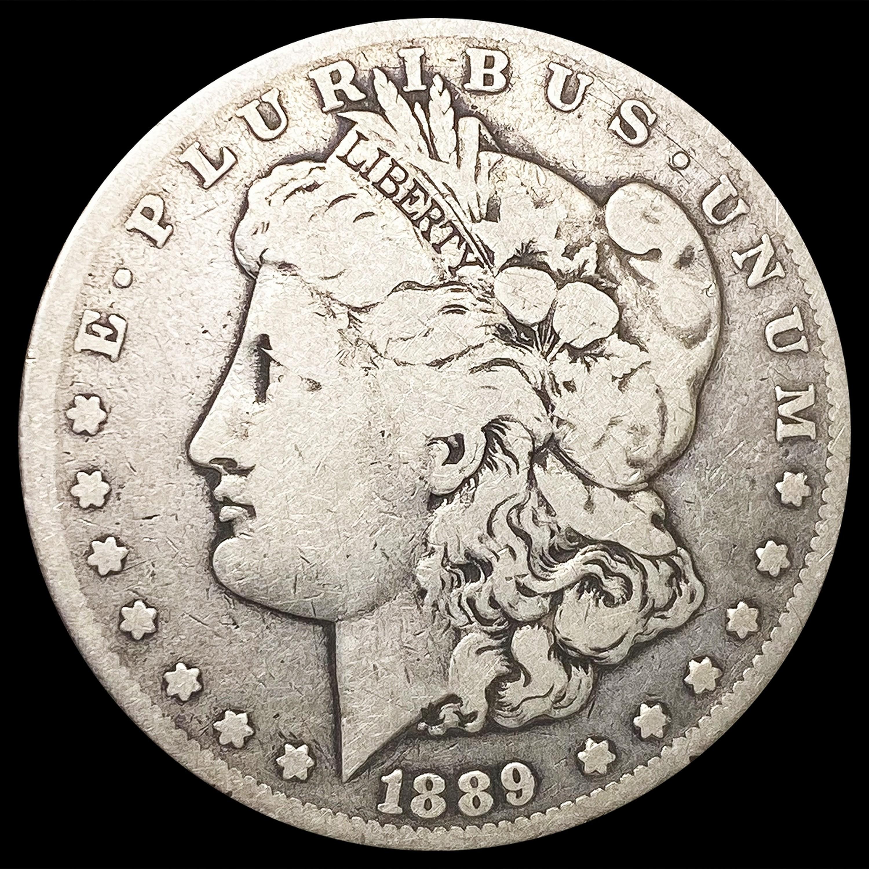 1889-CC Morgan Silver Dollar NICELY CIRCULATED