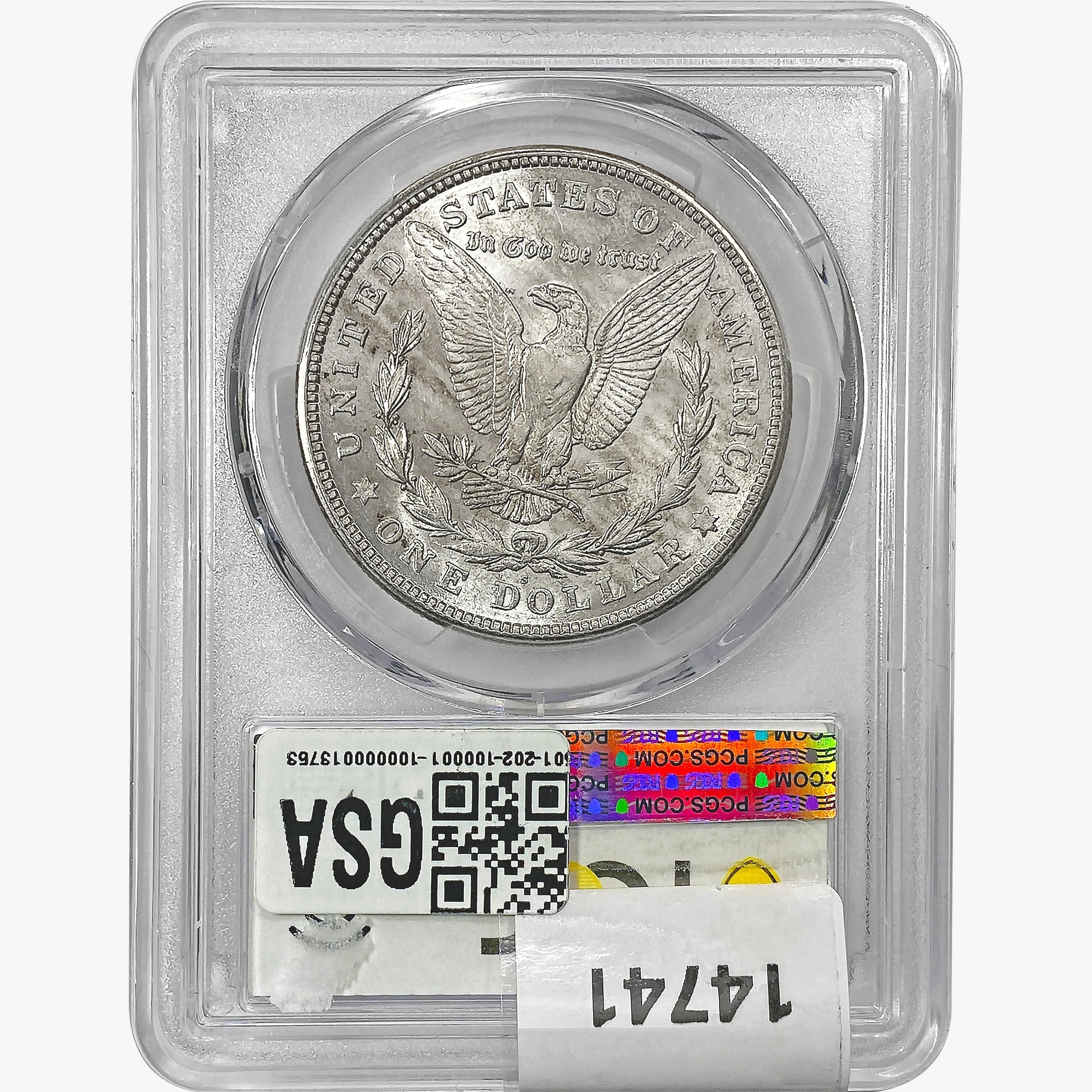 1921-S Morgan Silver Dollar PCGS MS63