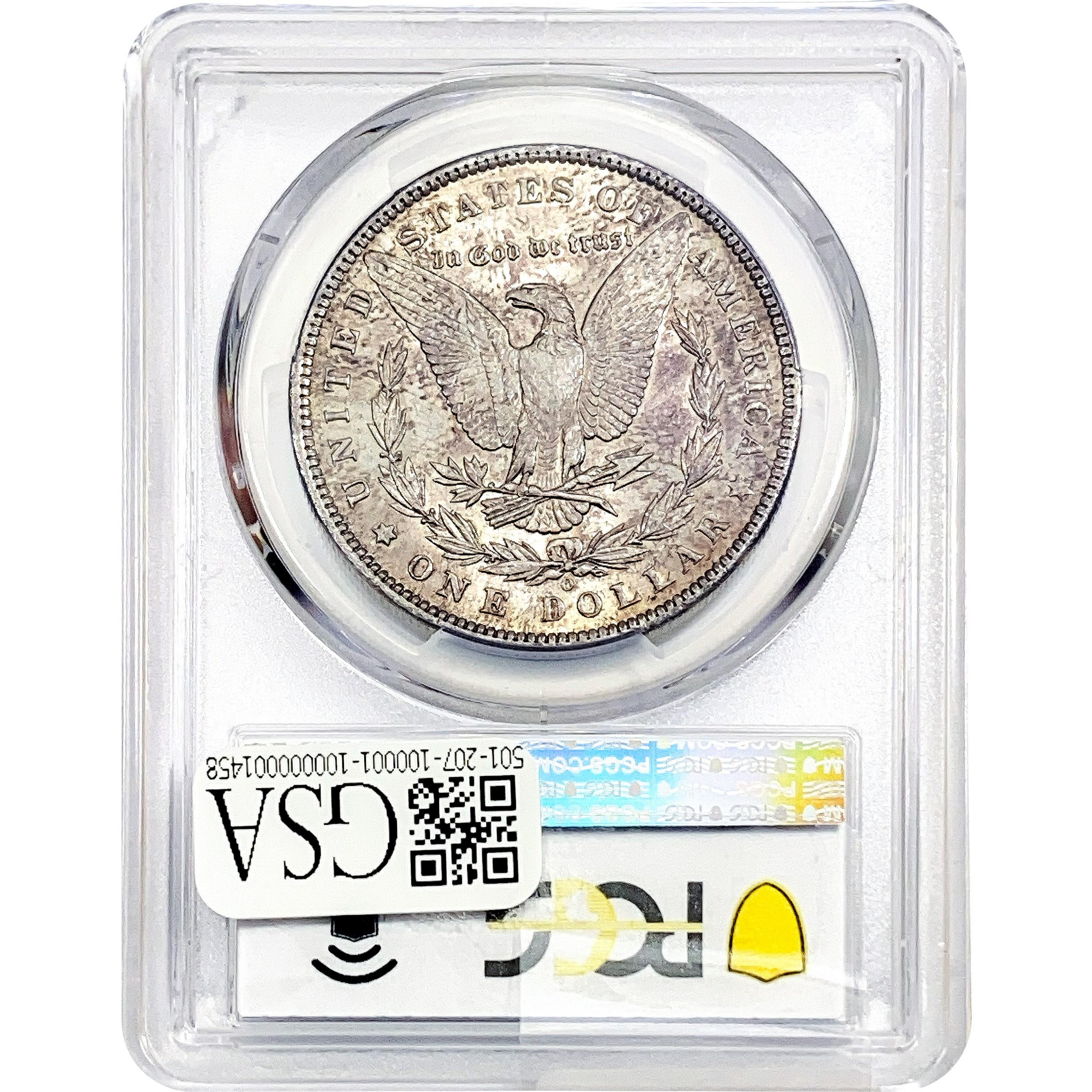 1890-O Morgan Silver Dollar PCGS MS61