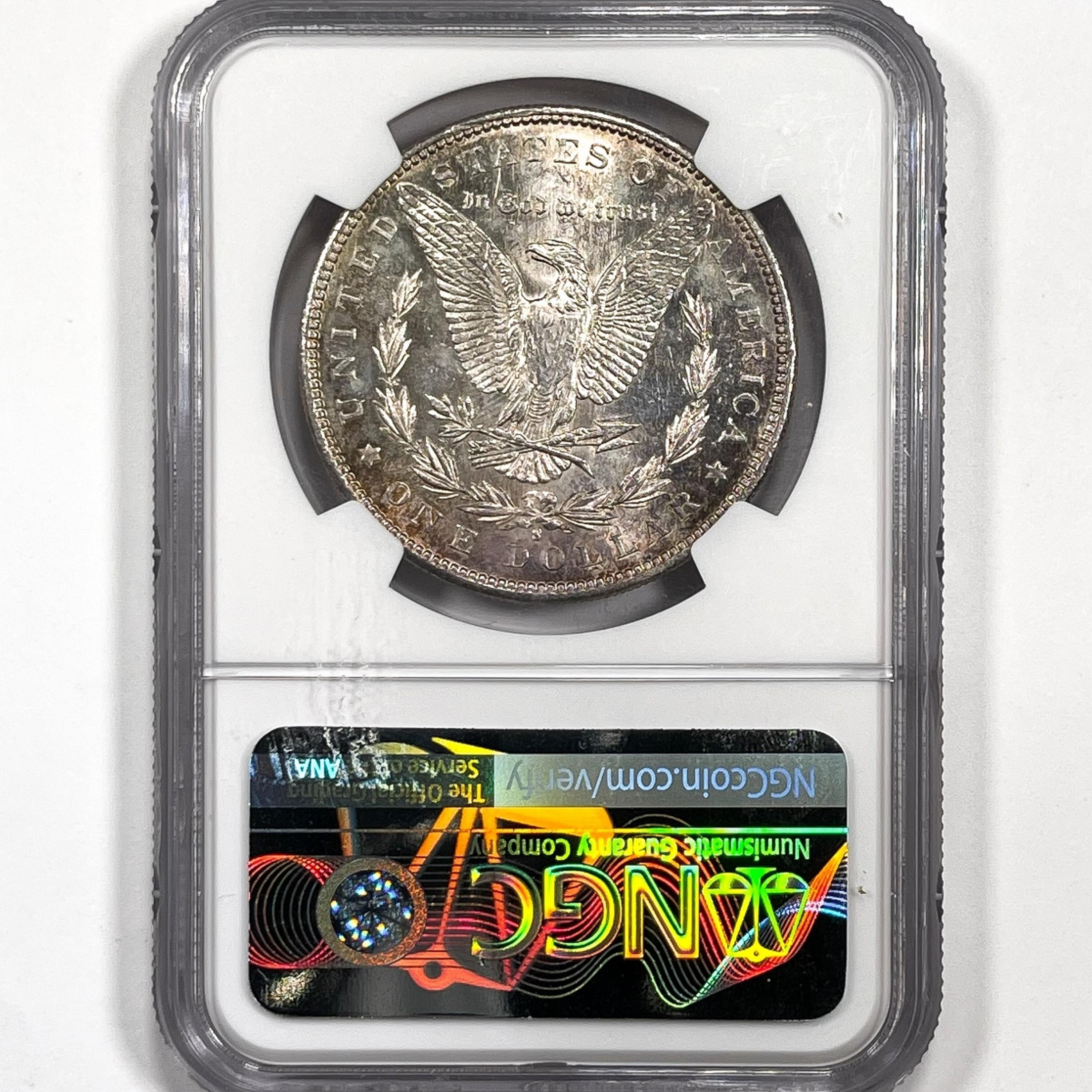 1891-S Morgan Silver Dollar NGC MS65