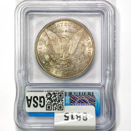 1885-S Morgan Silver Dollar ICG MS63