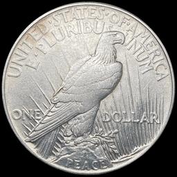 1921 Silver Peace Dollar NEARLY UNCIRCULATED