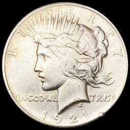 1921 Silver Peace Dollar CHOICE AU