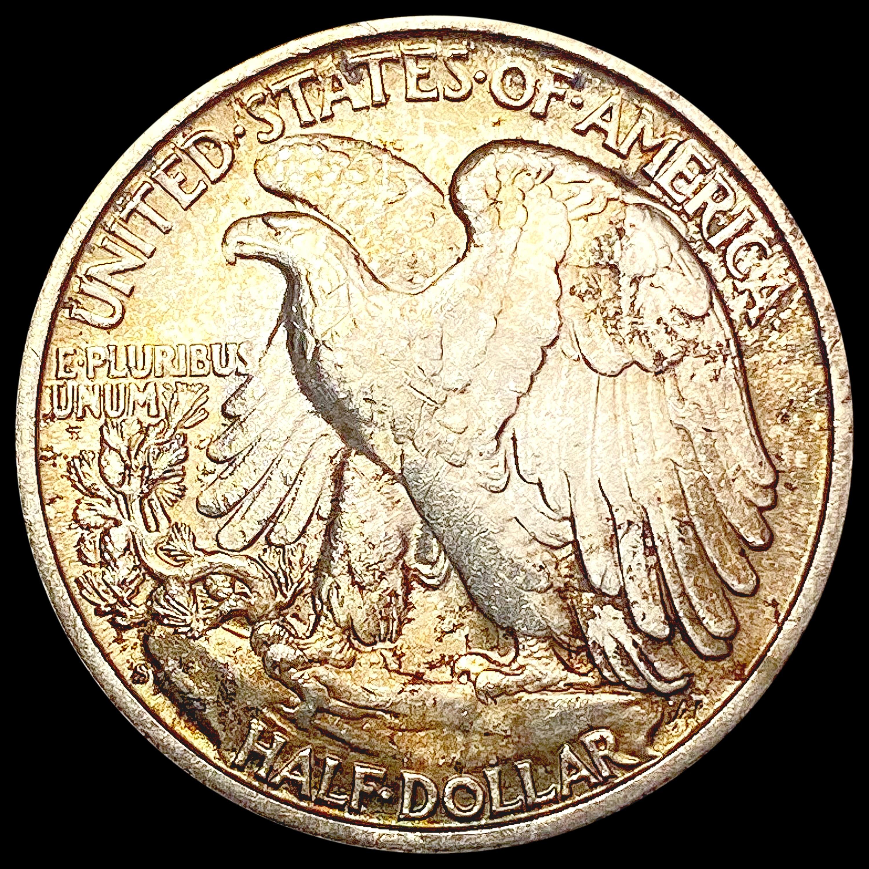 1946-S Walking Liberty Half Dollar CLOSELY UNCIRCU