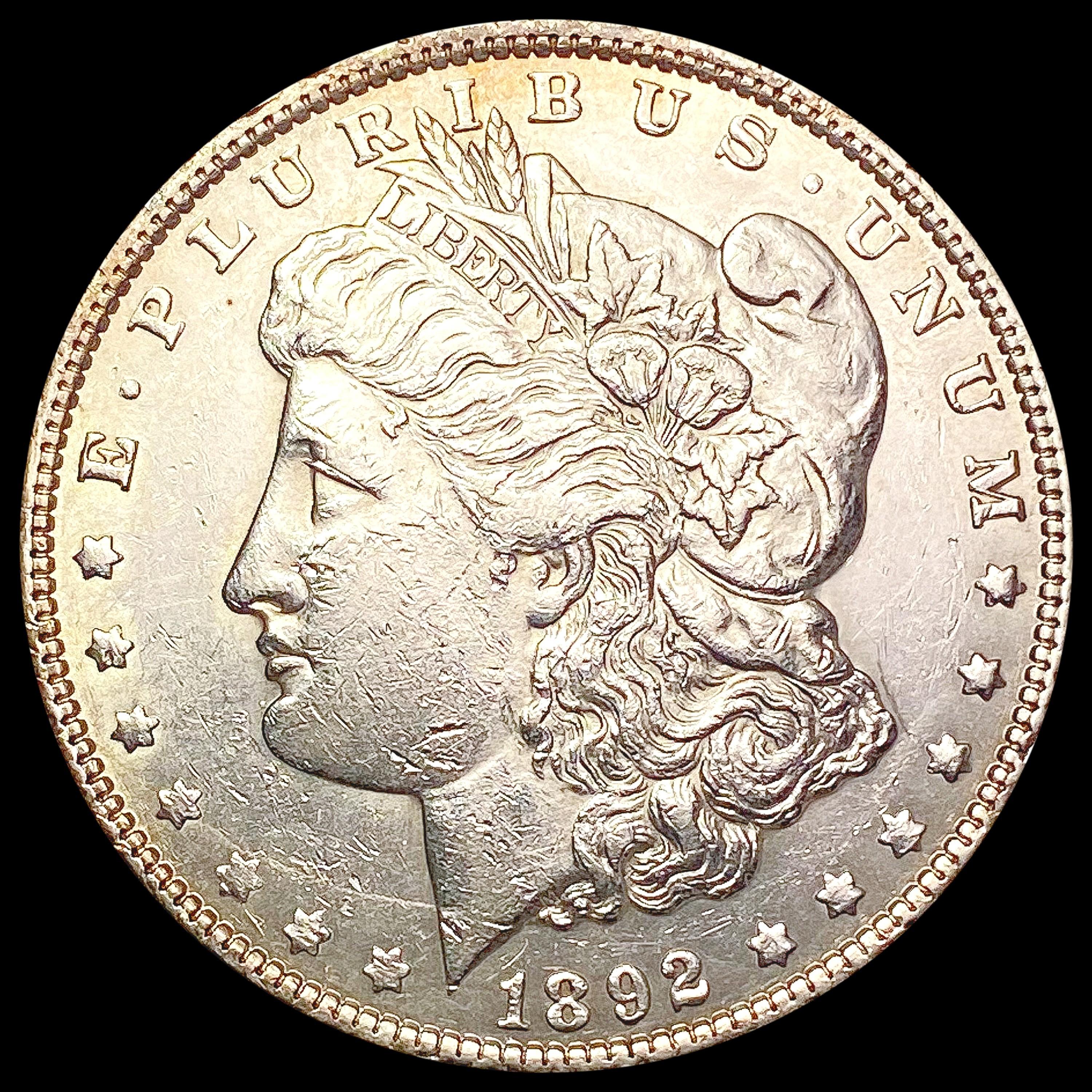 1892 Morgan Silver Dollar CLOSELY UNCIRCULATED