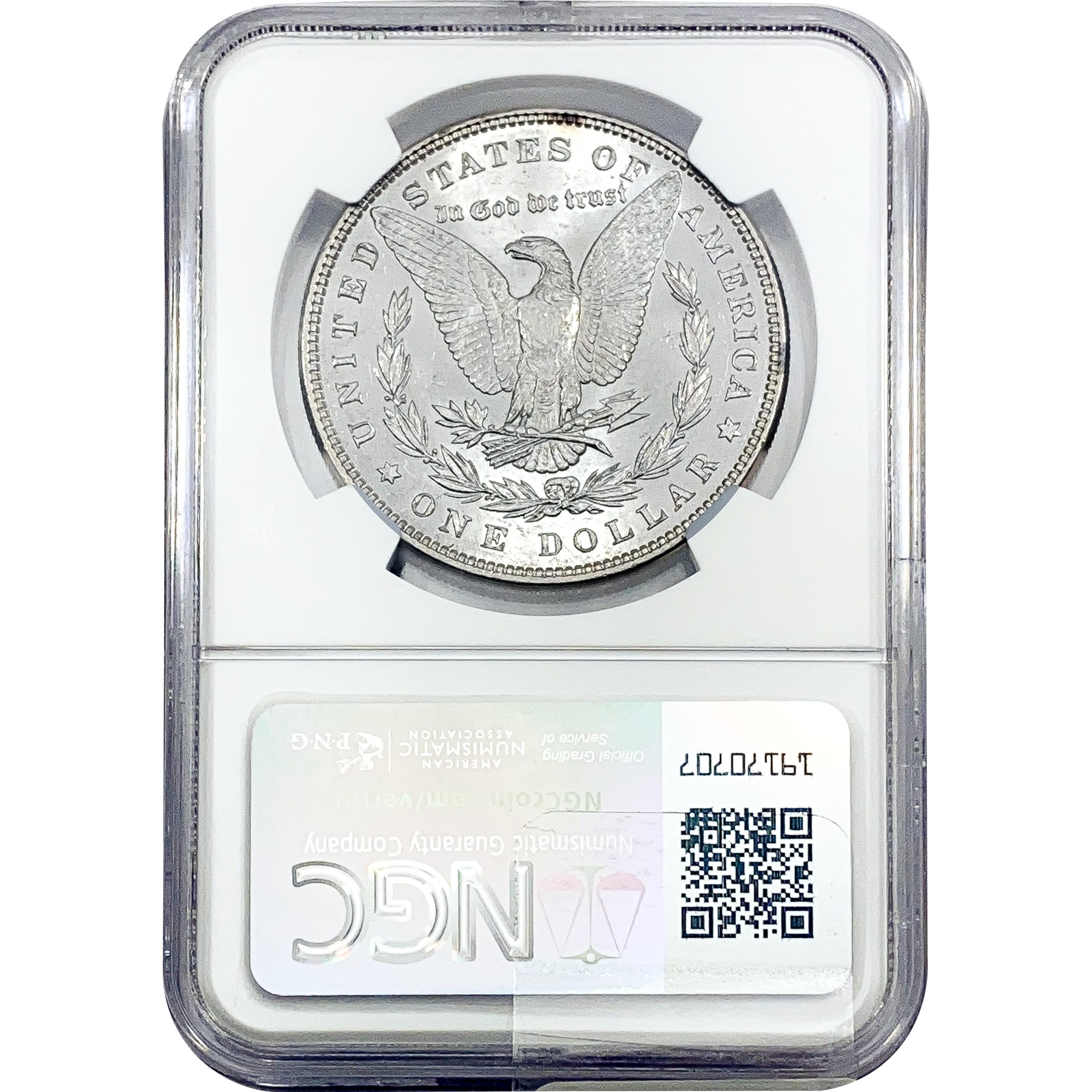 1885 Morgan Silver Dollar NGC MS66