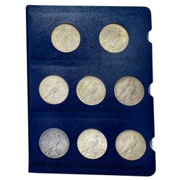 1921-1935 Peace Dollar Album [24 Coins[