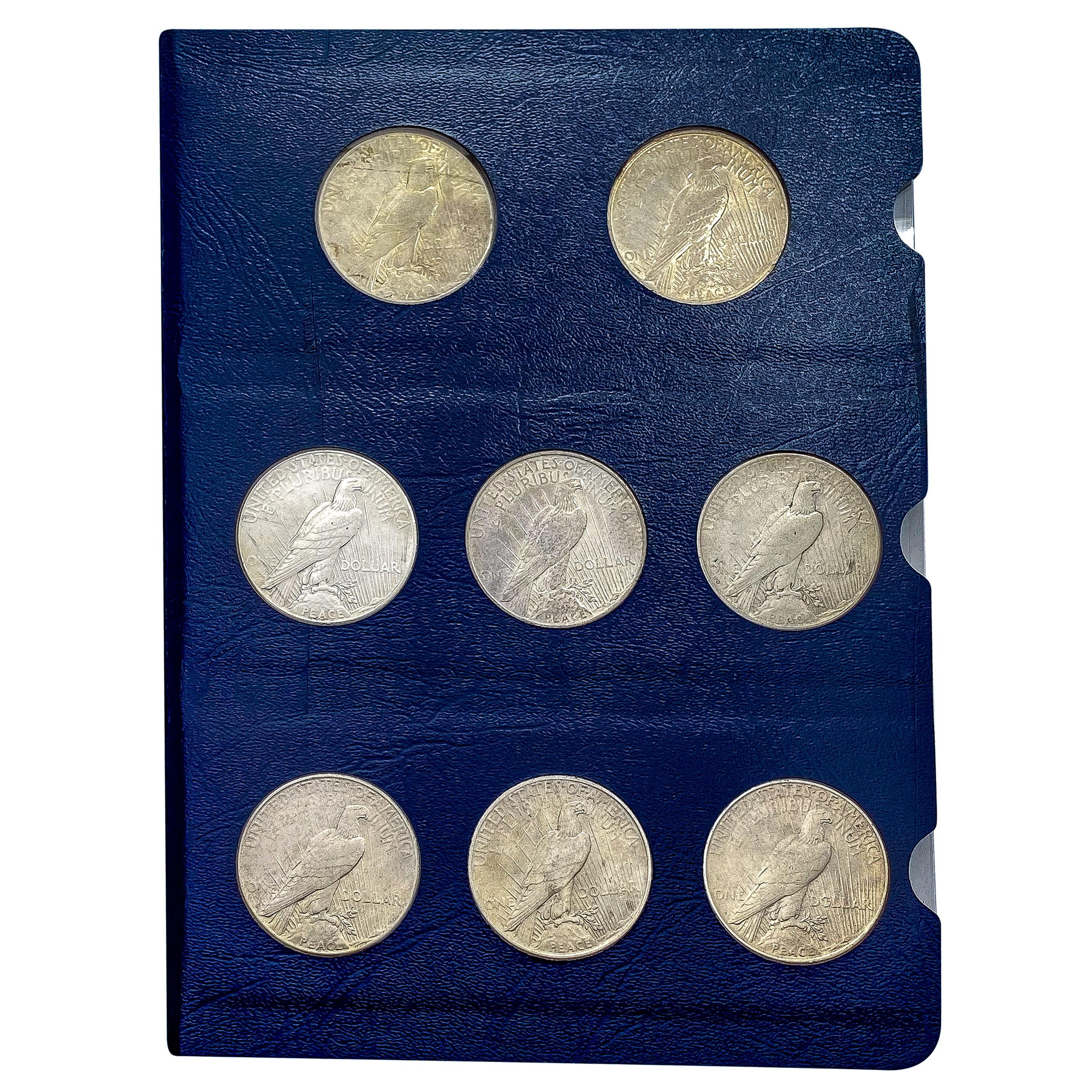 1921-1935 Peace Dollar Album [24 Coins[