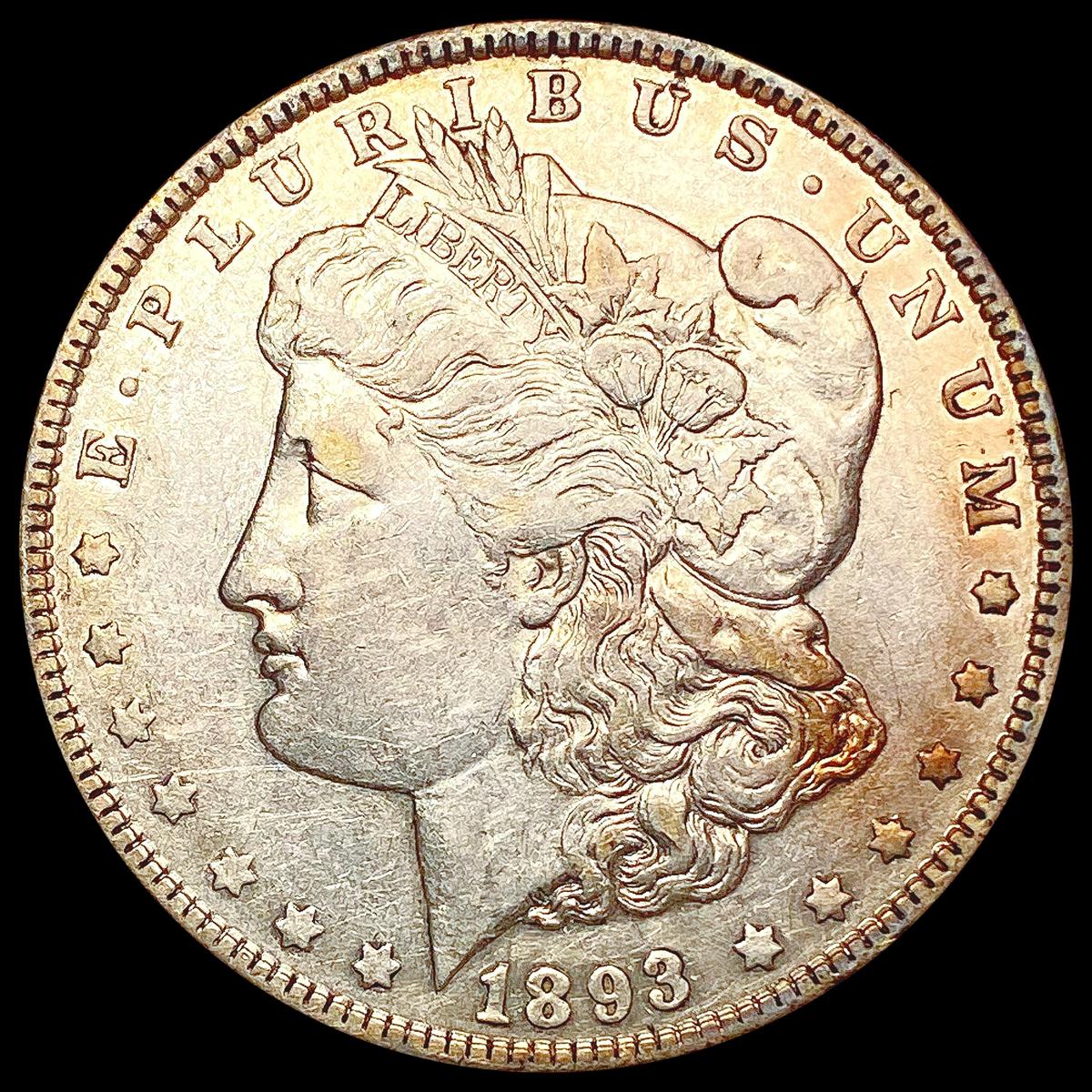 1893 Morgan Silver Dollar CLOSELY UNCIRCULATED